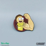 Buff Arm Morty - Rick and Morty Pin