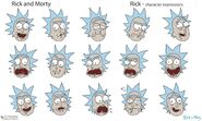 Rick - character expressions