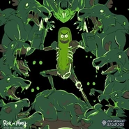 Pickle Rick Vs The Rats - Rick & Morty 18x24 Poster