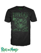 POP! Tees Pickle Rick Blueprint