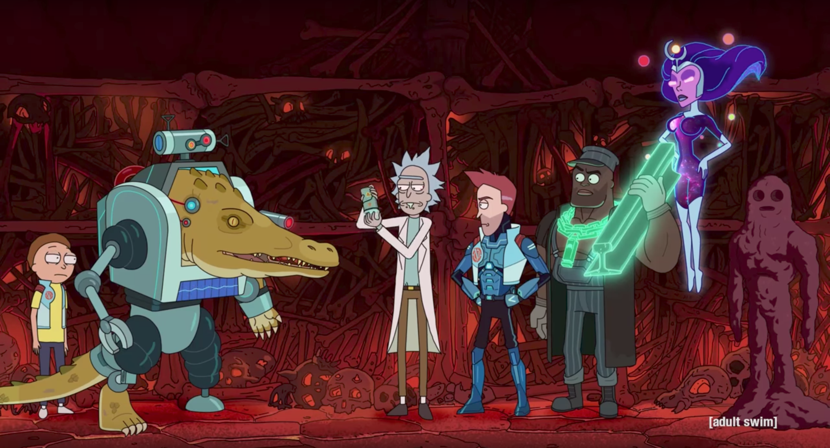 Rick and Morty television show marvel superhero action