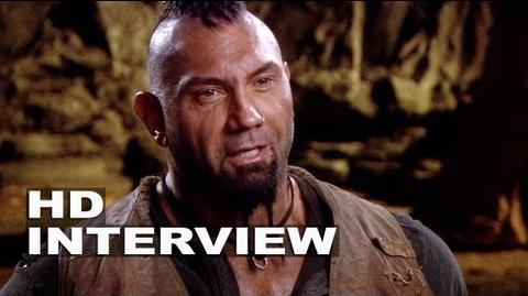 Riddick Dave Bautista "Diaz" On Set Interview