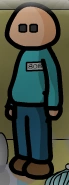 808 as he appears in Riddle School