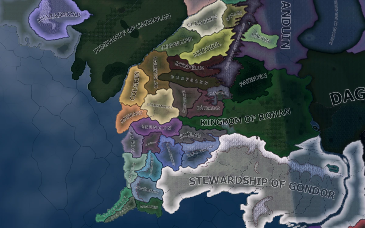 VorV DD 1 The Map of Greater Enedwaith Ride for Ruin an LotR mod