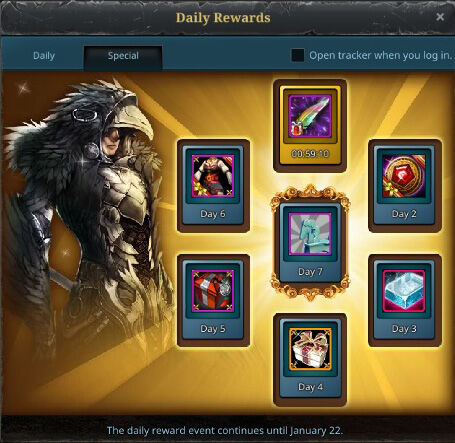 January Giveaway Event (January 12,2022) and Daily Rewards 