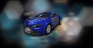 Gnade Magnifico in Ridge Racer Slipstream in front view