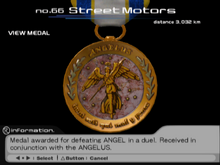 The Medal received after defeating Angel in RRV