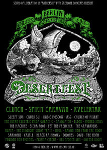 Lineup poster for DesertFest Berlin 2014