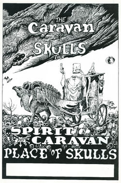 CaravanOfSkulls BW poster