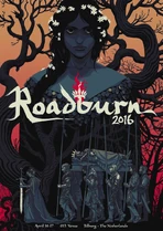 Main artwork for Roadburn 2016, designed by Becky Cloonan
