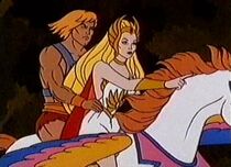 "That'd better be a sword I feel back there." - She-Ra