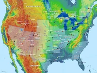 Map of North America