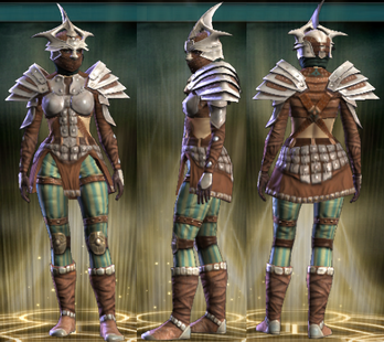 Ravager's Set on a Female Eth