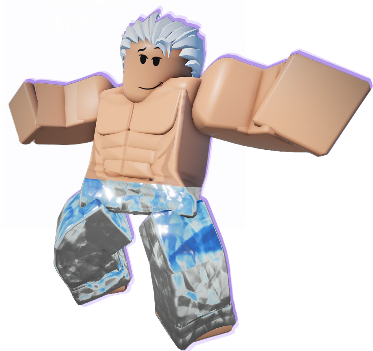 Muscular roblox character