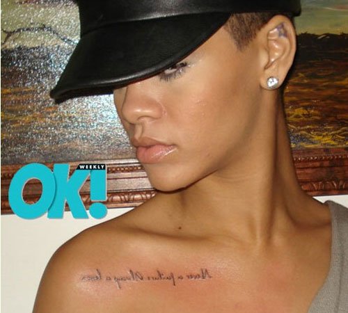 Rihanna has over 20 tattoos — from traditional hand tattoos to a large  Egyptian goddess.. | Boombuzz