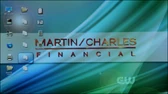 Olivia's desktop on her computer, featuring the MCF logo