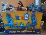 Rio 2 signage in Brazil.