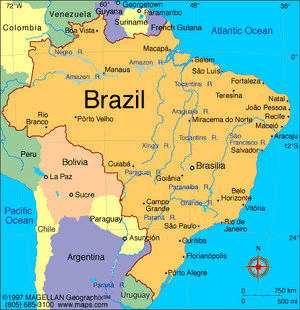 Major Cities In Brazil Map Brazil | Rio Wiki | Fandom