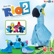 Rio 2 Plush Toys.