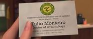 Dr. Tulio Monteiro's business card