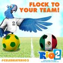 FLOCK TO YOUR TEAM! (Brazil vs. Mexico).