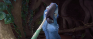 Blu with electric toothbrush