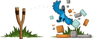 How to use Blu in the Angry Birds Rio game