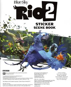 Rio 2 Sticker Scene Book