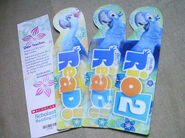 Rio 2 Bookmarks from Scholastic.