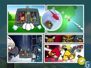 Start of the game of how the Angry Birds got to Rio