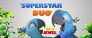 Blu and Jewel the superstar duo.