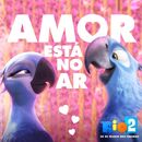 Brazilian promotional image of Rio 2 on the special Valentine's Day.