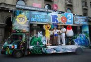 Rio 2 Float in Uruguayan Parade