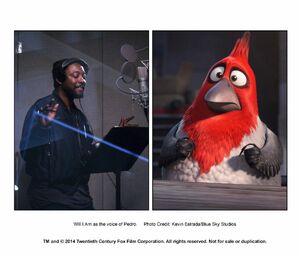 Will.I.Am as the voice of Pedro