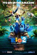 Rio 2 poster it's on in the amazon