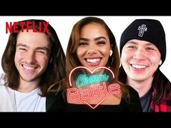 Ginny & Georgia Cast Try Pick Up Line on Each Other - Charm Battle - Netflix