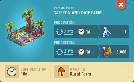 Saffron and Date Farm