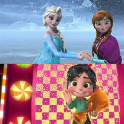 Anna elsa vanellope store