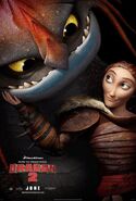 "Valka and Cloudjumper" Poster