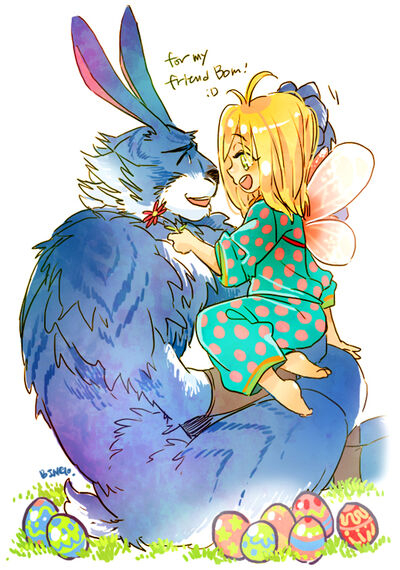 rise of the guardians easter bunny and sophie