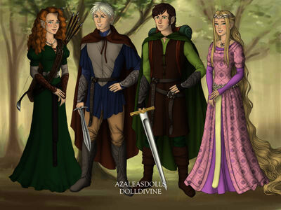 The big four lord of the rings by evenstar29-d7r5kfv