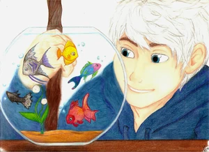 Pitch and the Guardians as Goldfish