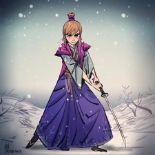Paul Briggs' drawing of a Samurai Anna