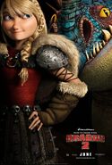 "Astrid and Stormfly" Poster