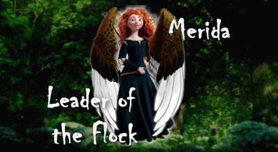 Merida, leader of the flock (Maximum Ride AU)