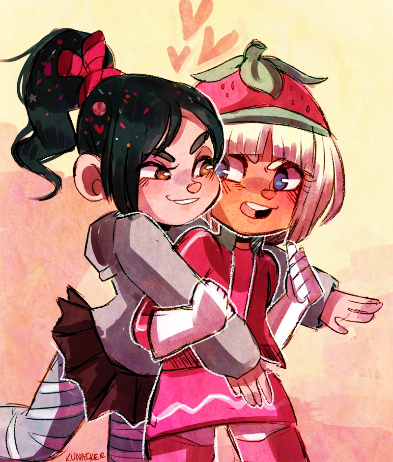Vanellope Von Schweetz And Taffyta