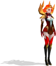 Elemental Queen Elsa (Fire Form)