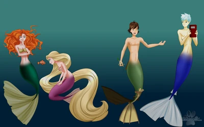 ケイティ SUMMER MOMENT mermaid  ホワイト ケイティ SUMMER MOMENT mermaid ホワイト The Little Mermaid AU