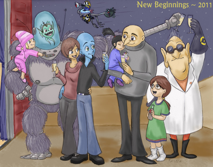 What are gru and the minions watching by DracoAwesomeness on DeviantArt