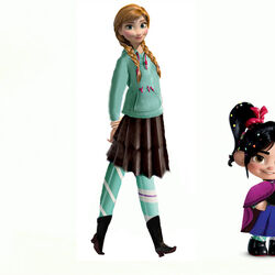 Anna elsa vanellope online